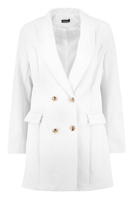 Premium Longline Blazer | Boohoo.com (US & CA)