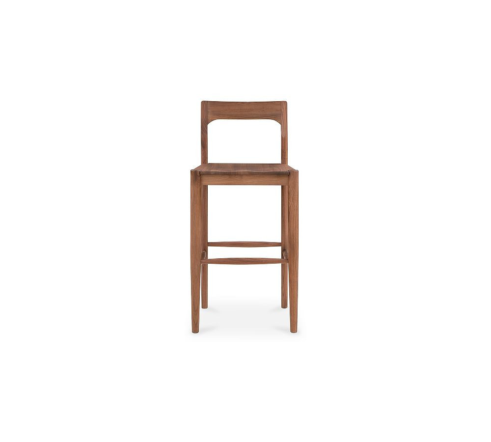 Mandie Barstool, Walnut | Pottery Barn (US)