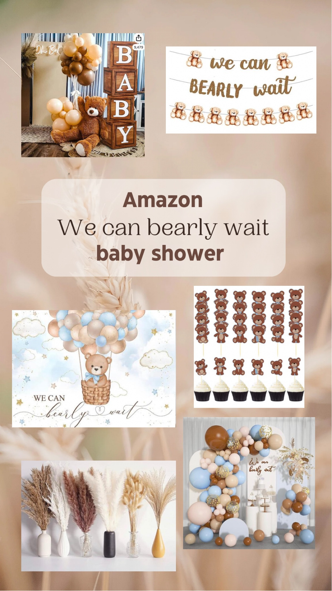 We can bearly wait baby shower decorations 🤎

#LTKbaby