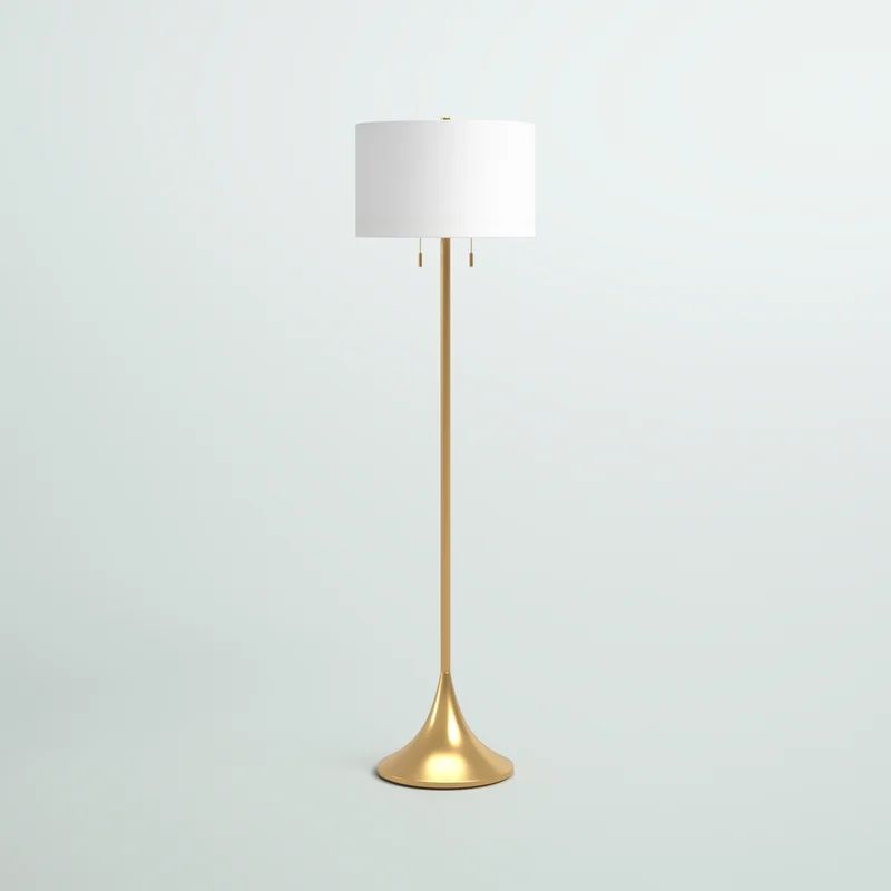 Railey 64'' Gold Traditional Floor Lamp | Wayfair North America