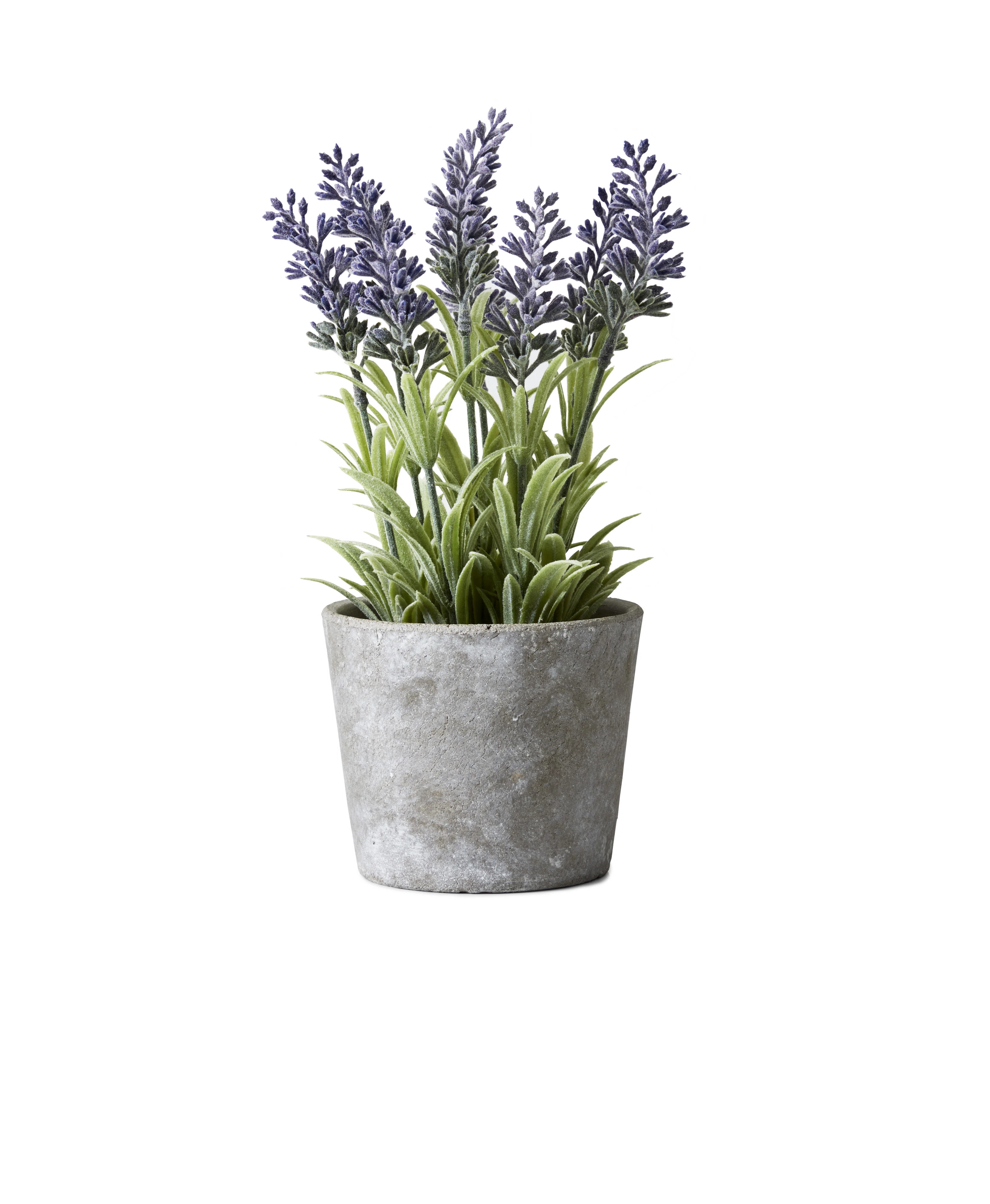 10'' Faux Flowering Plant in Stone Pot | Wayfair North America