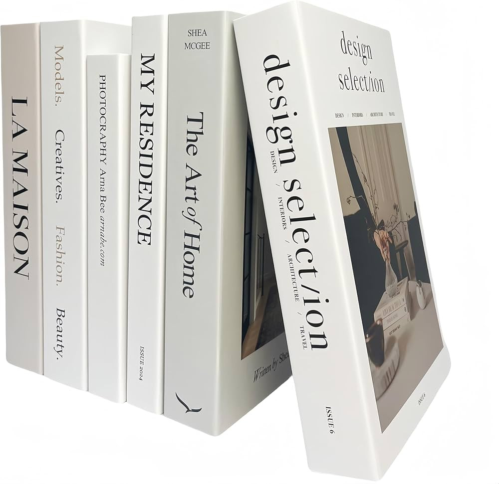 6PCS Fake Books for Decoration: Ediactcyl Decorative Books Modern Home, Coffee Tables Decor for L... | Amazon (US)