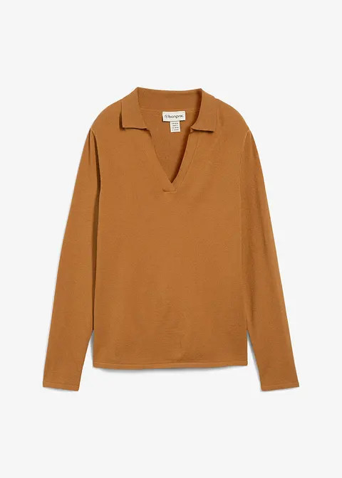 Poloshirt aus feiner Viskose | Bonprix DE