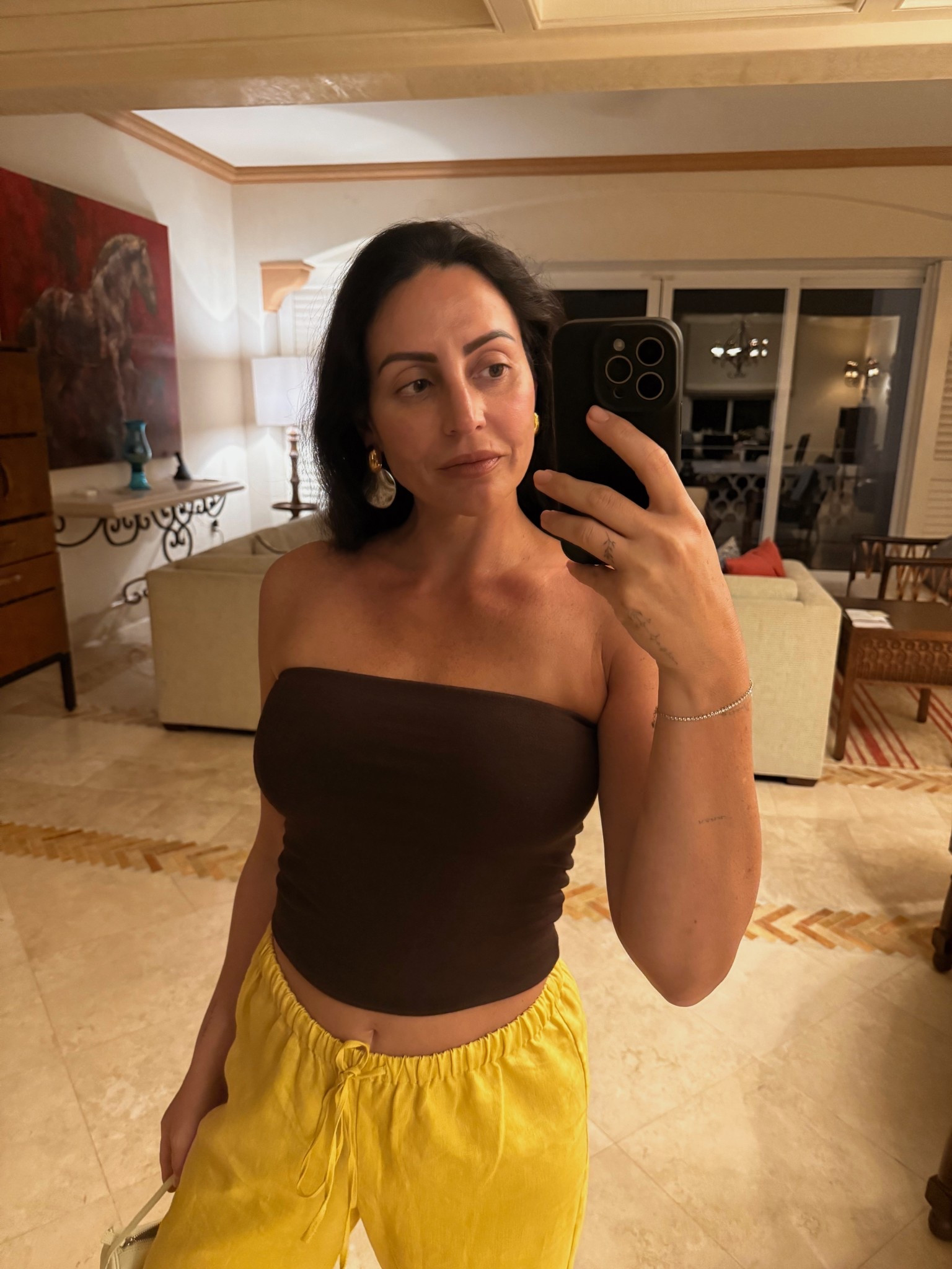 Size small top 
Small linen pants 

#LTKHoliday #LTKFindsUnder100 #LTKSeasonal