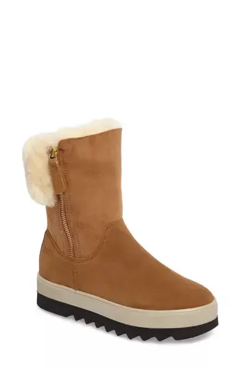 Cougar vera suede shearling boot store