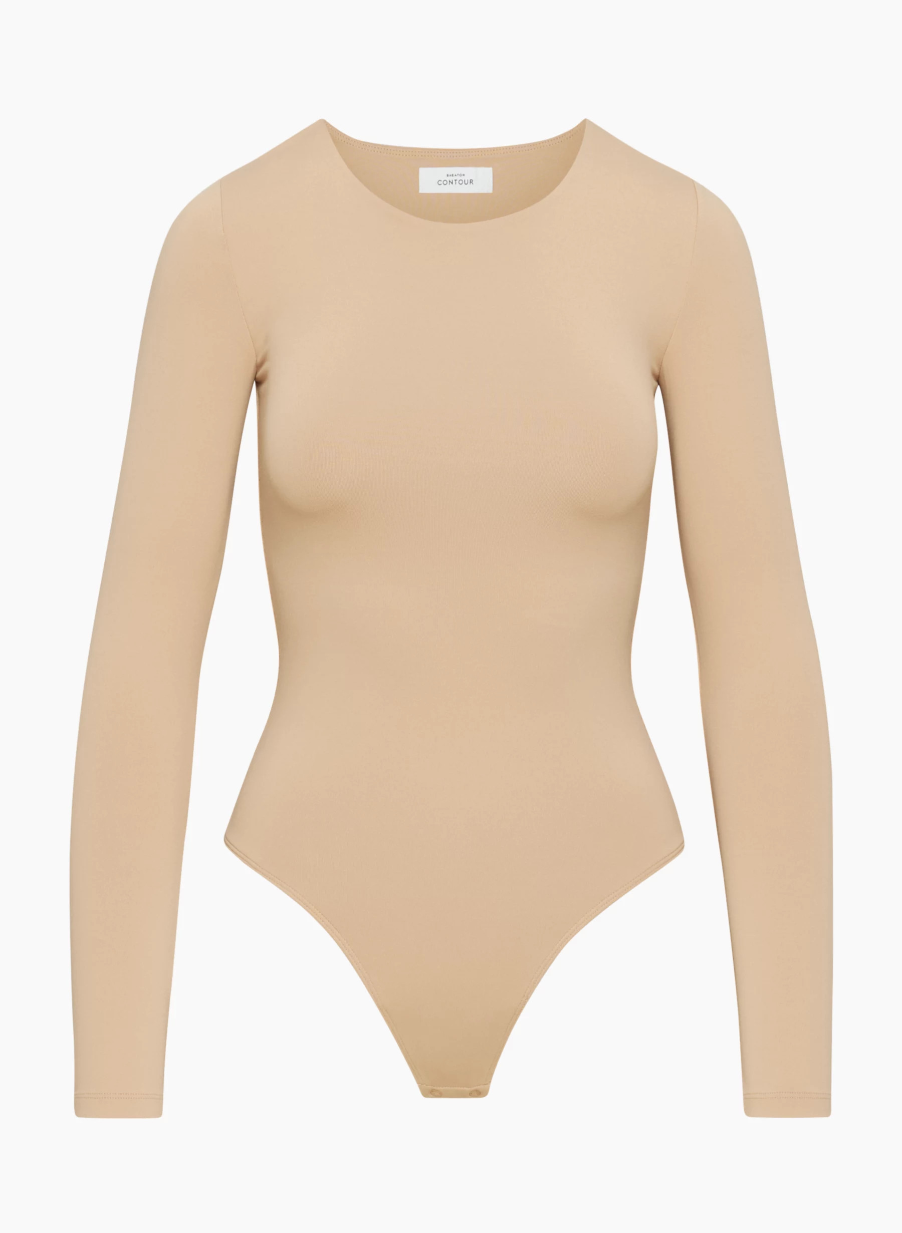 CONTOUR CREW LONGSLEEVE BODYSUIT | Aritzia