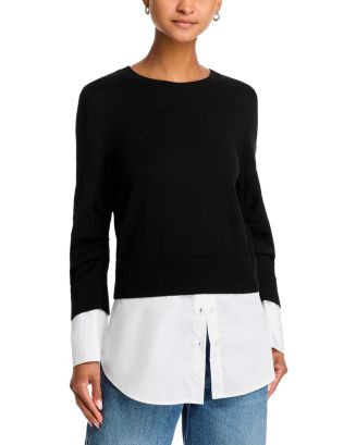 Veronica Beard Amirah Mixed Media Sweater  | Bloomingdale's Women | Bloomingdale's (US)