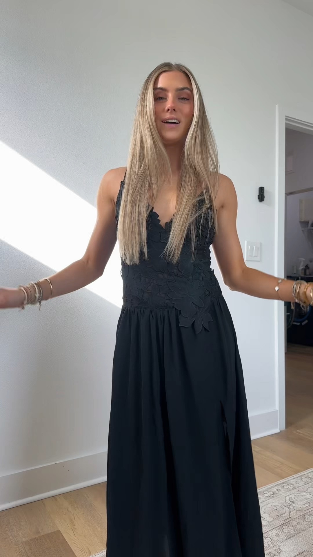 Bra-Free Applique Lace Maxi Dress

Our new collection built to make going bra-free that much smoother. This flattering maxi dress is in our soft faux silk fabric. Features floral lace applique details throughout, a flowy skirt, adjustable straps and a thigh-high slit detail. Includes a seamed-in bra with removable pads to go bra-free. @abercrombie 

#LTKSeasonal #LTKootd #LTKWedding