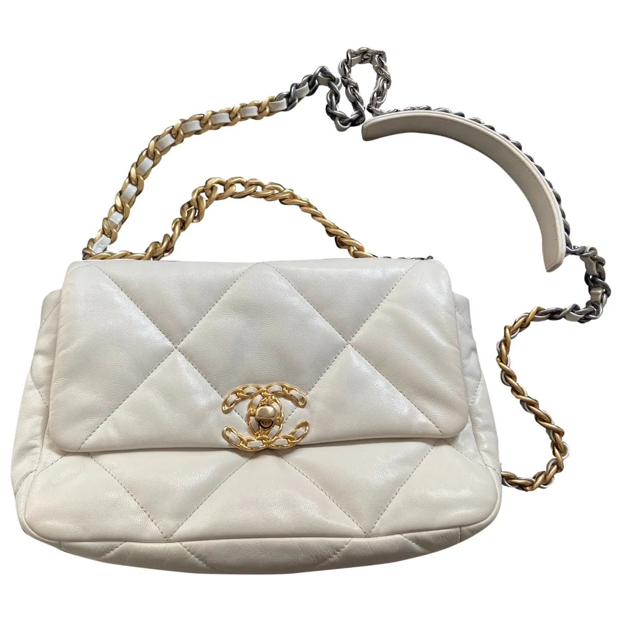 Chanel 19 Leder Handtaschen | Vestiaire Collective (Global)
