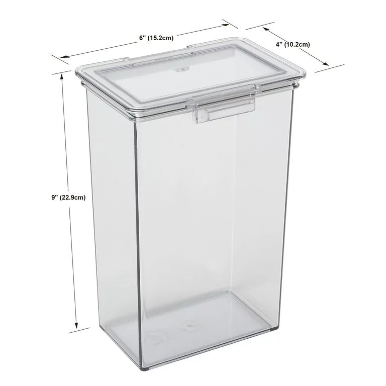 The Home Edit 3 Piece Canister Edit, Food Organizer and Storage Containers, Clear | Walmart (US)