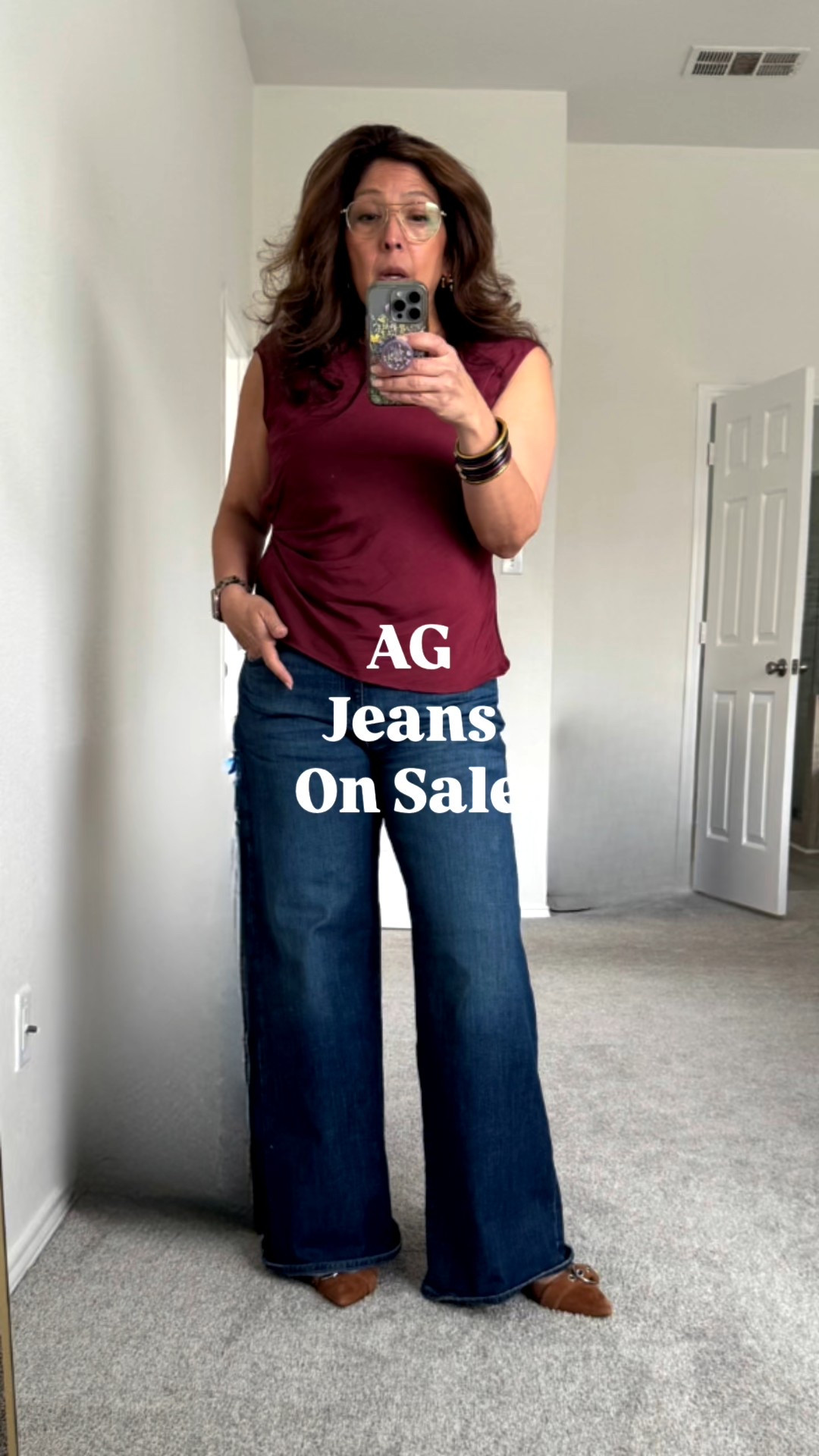 I got these AG jeans on sale and I love the wash and the fit. I think 🤔 
What do you think? 

#LTKSaleAlert #LTKPlusSize #LTKOver40