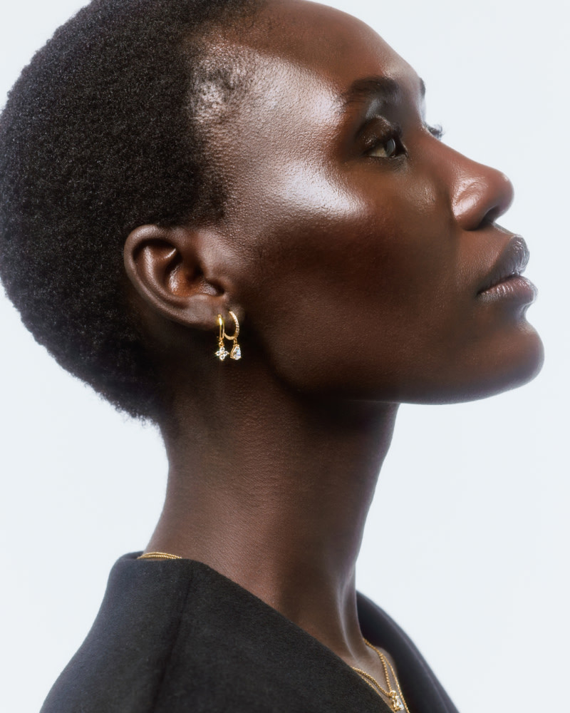 Delicate Huggie Hoops | Ana Luisa