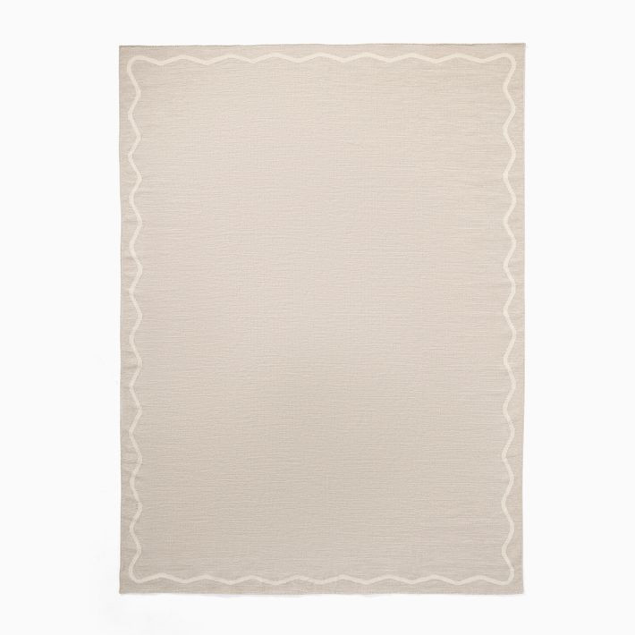 RHODE Melange Scallop Rug | West Elm (US)