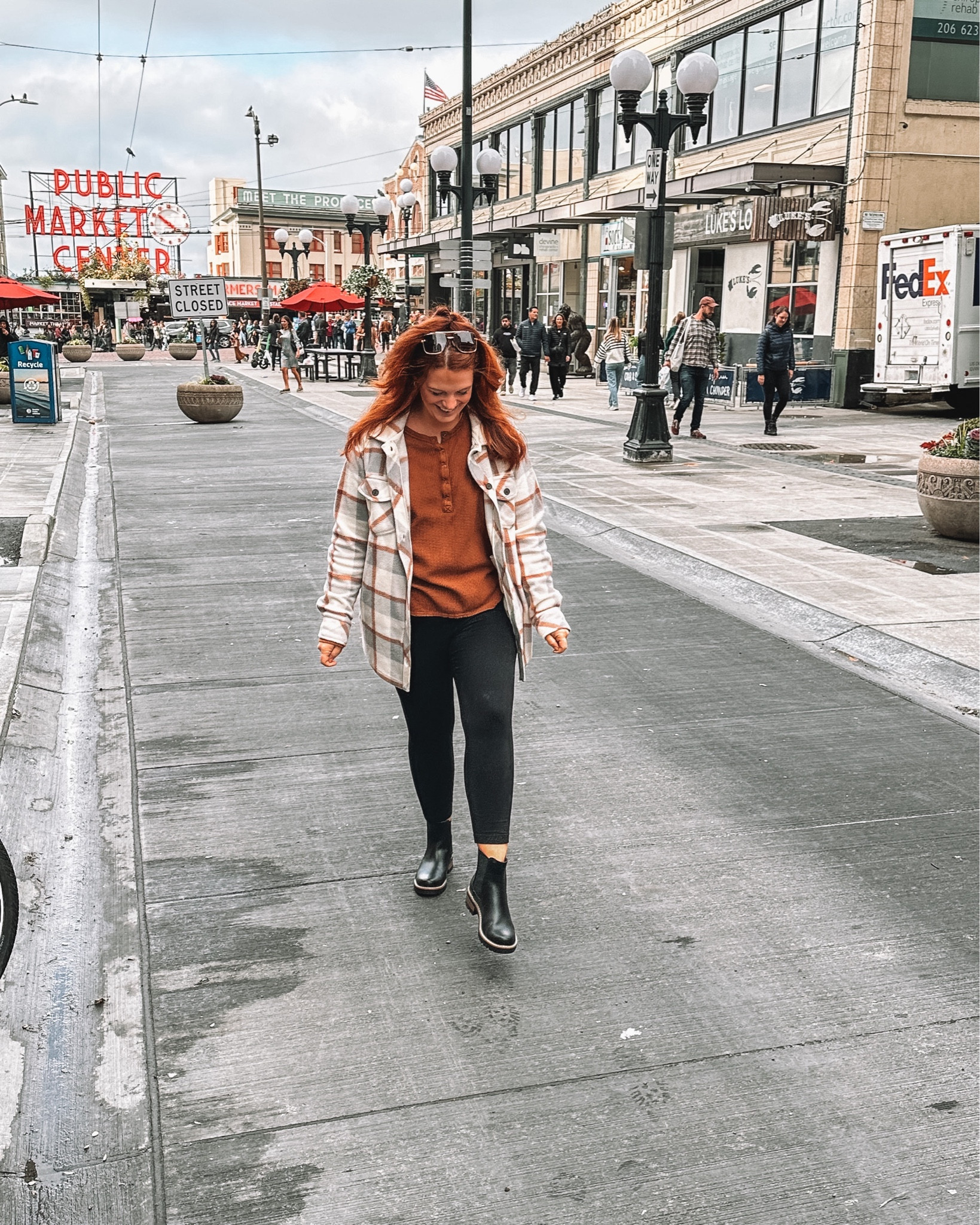 Wearing a size L in the shacket  

Fall outfit, boots, Shacket, pumpkin patch outfit 

#LTKmidsize #LTKshoecrush