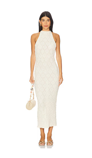 Members Midi Dress in Ivory | Revolve Clothing (Global)