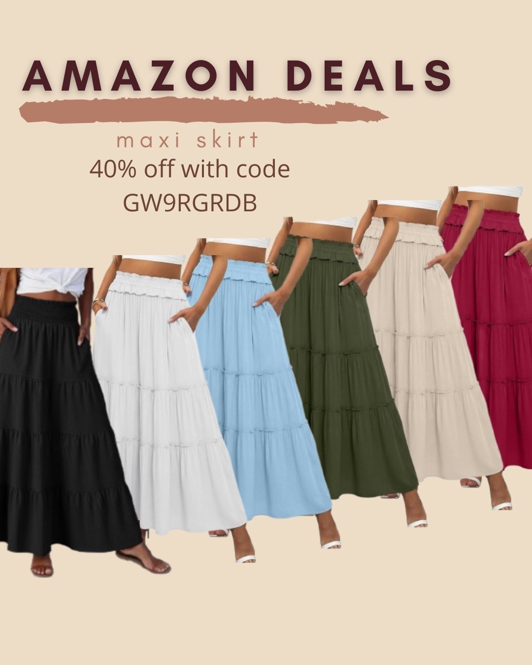 $12 ends 8/14

Amazon fashion
Amazon deals
Maxi skirt
Teacher outfit

#LTKSaleAlert