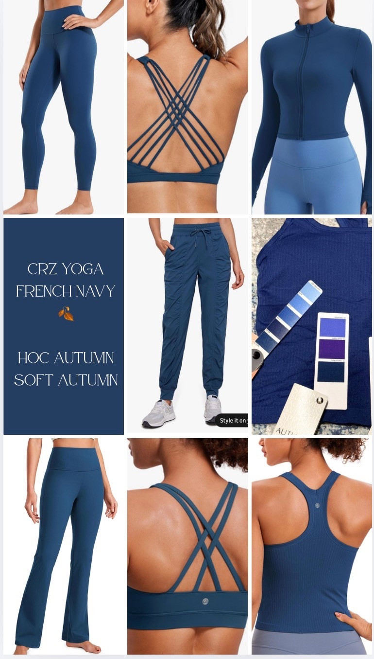 CRZ Yoga “French Navy”

A great marine navy for HOC Autumn
Also matches TCI Soft Autumn

#LTKActive #LTKfitnessgoals