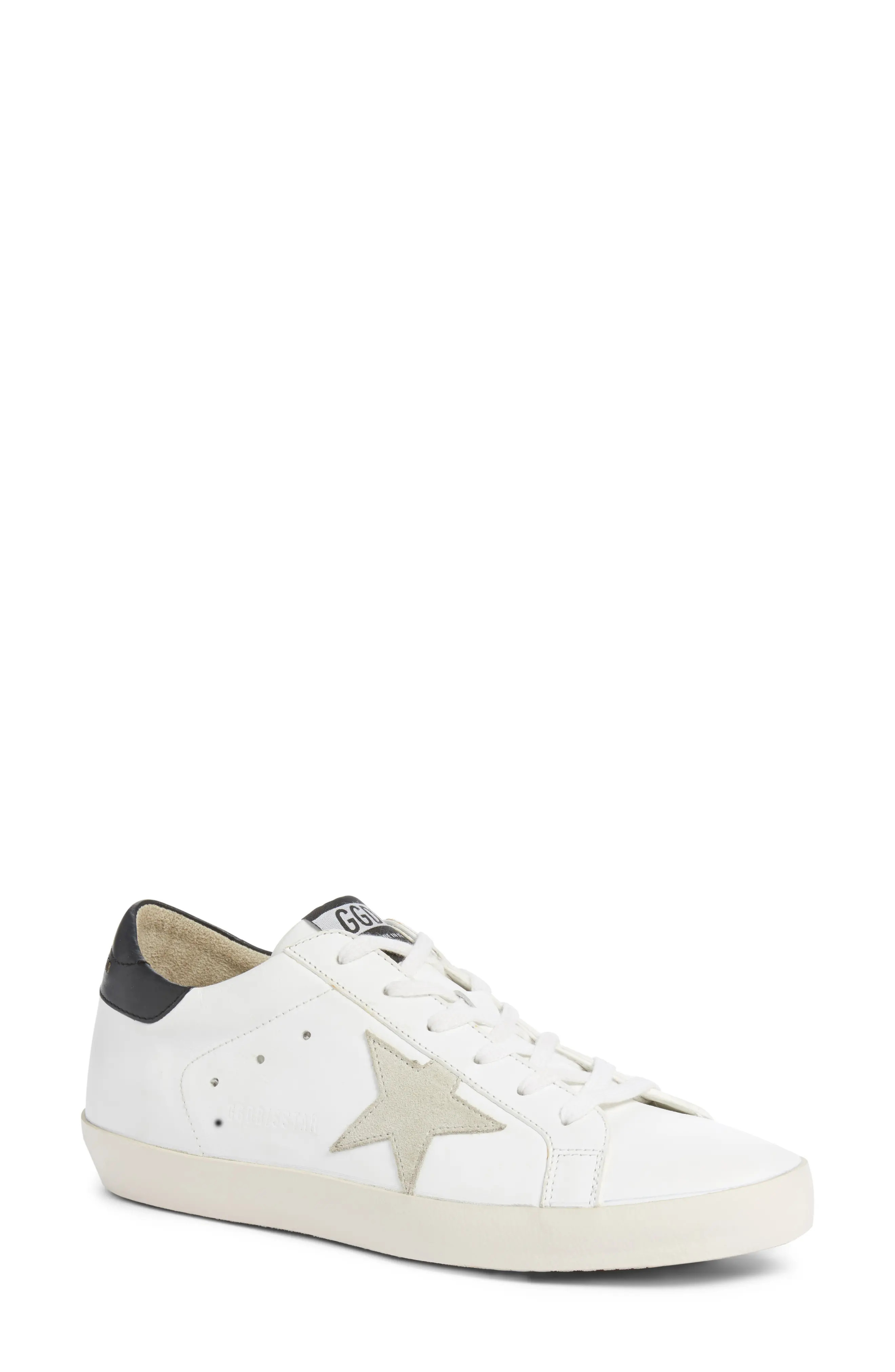 Women's Golden Goose Superstar Low Top Sneaker, Size 10US / 40EU - White | Nordstrom