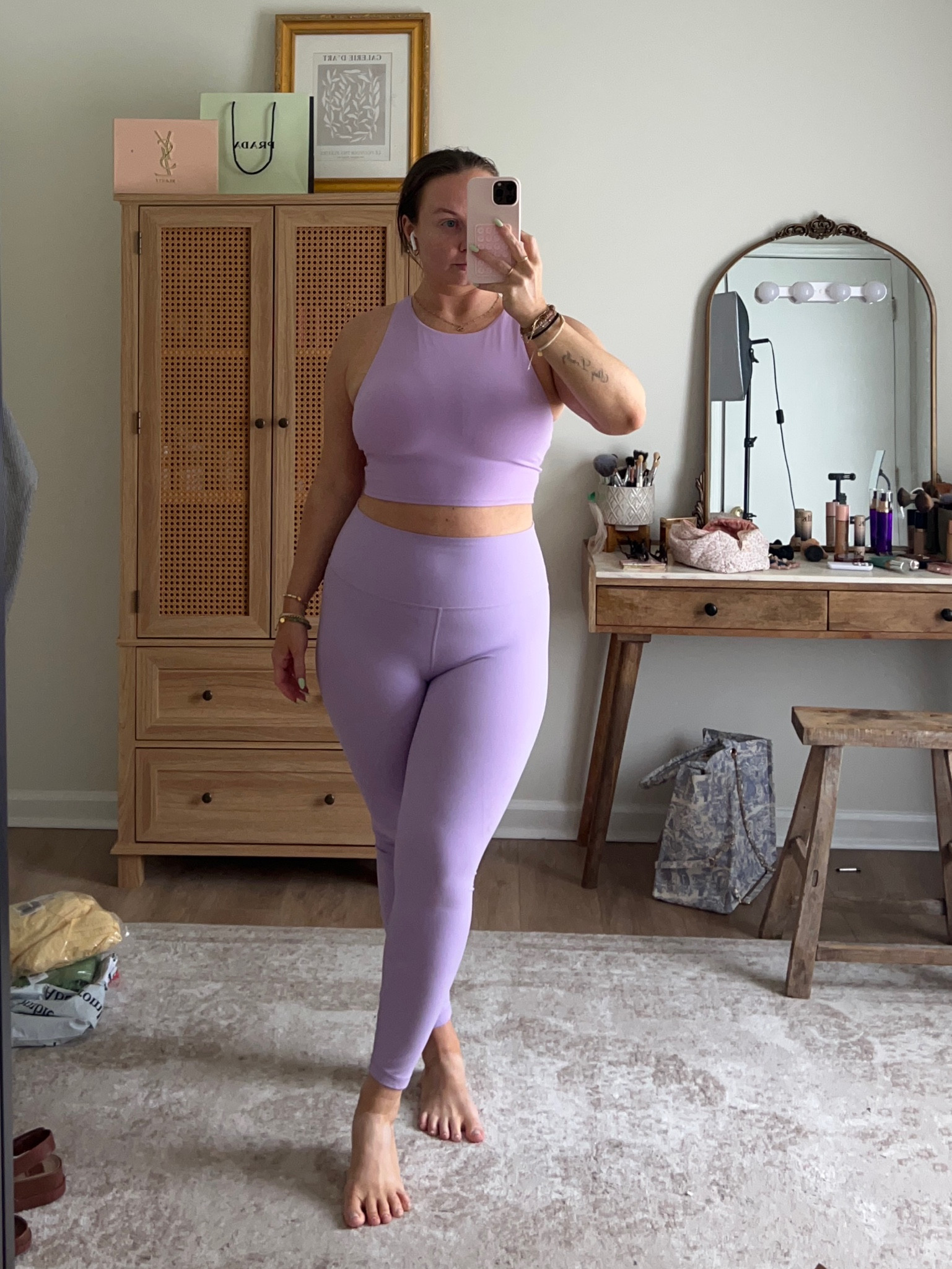 new Amazon Pilates set! Wearing a L top and L leggings 

#LTKSummerSales #LTKMidsize #LTKActive