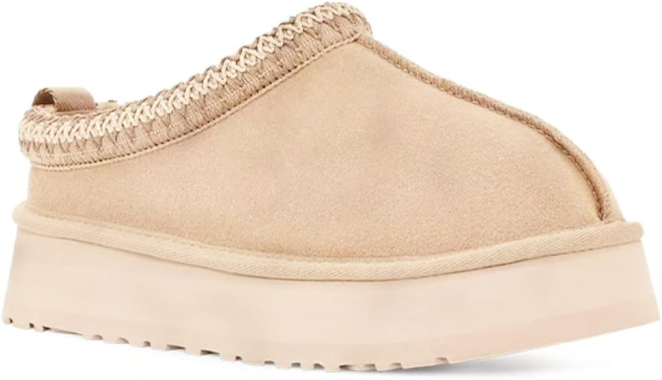 Women's Slippers Platform Tasman Slipeprs Fur Fleece Lined Sneakers House slippers Anti-Slip Boot... | Amazon (US)