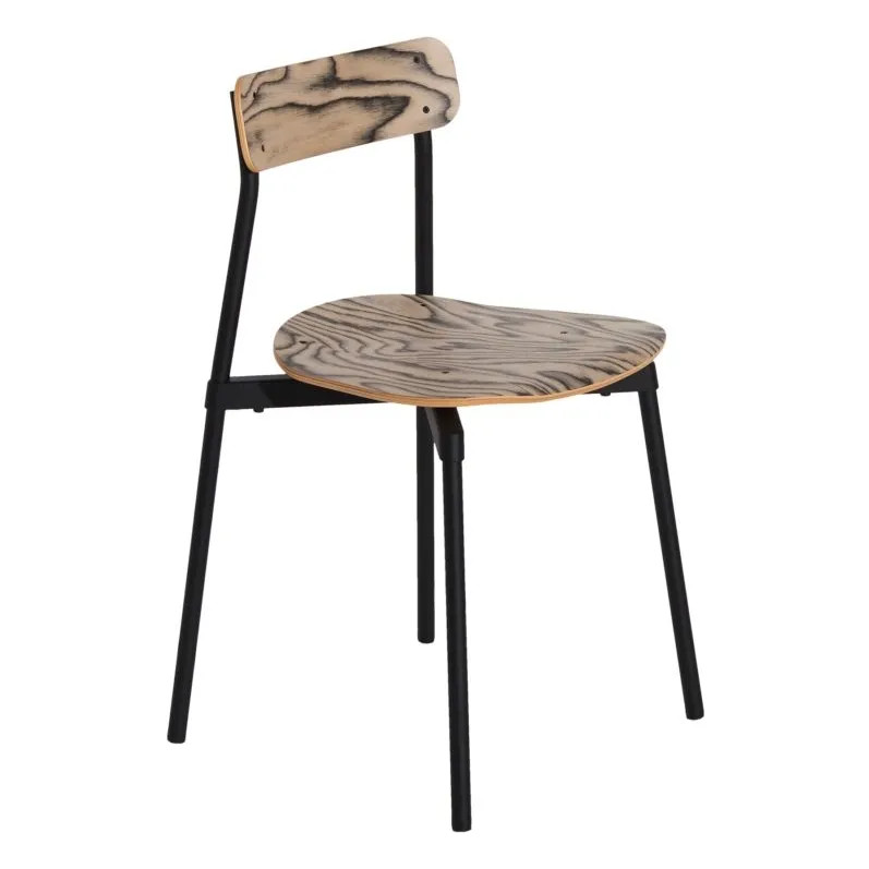 Chaise en bois de hêtre Fromme | Noir | Smallable