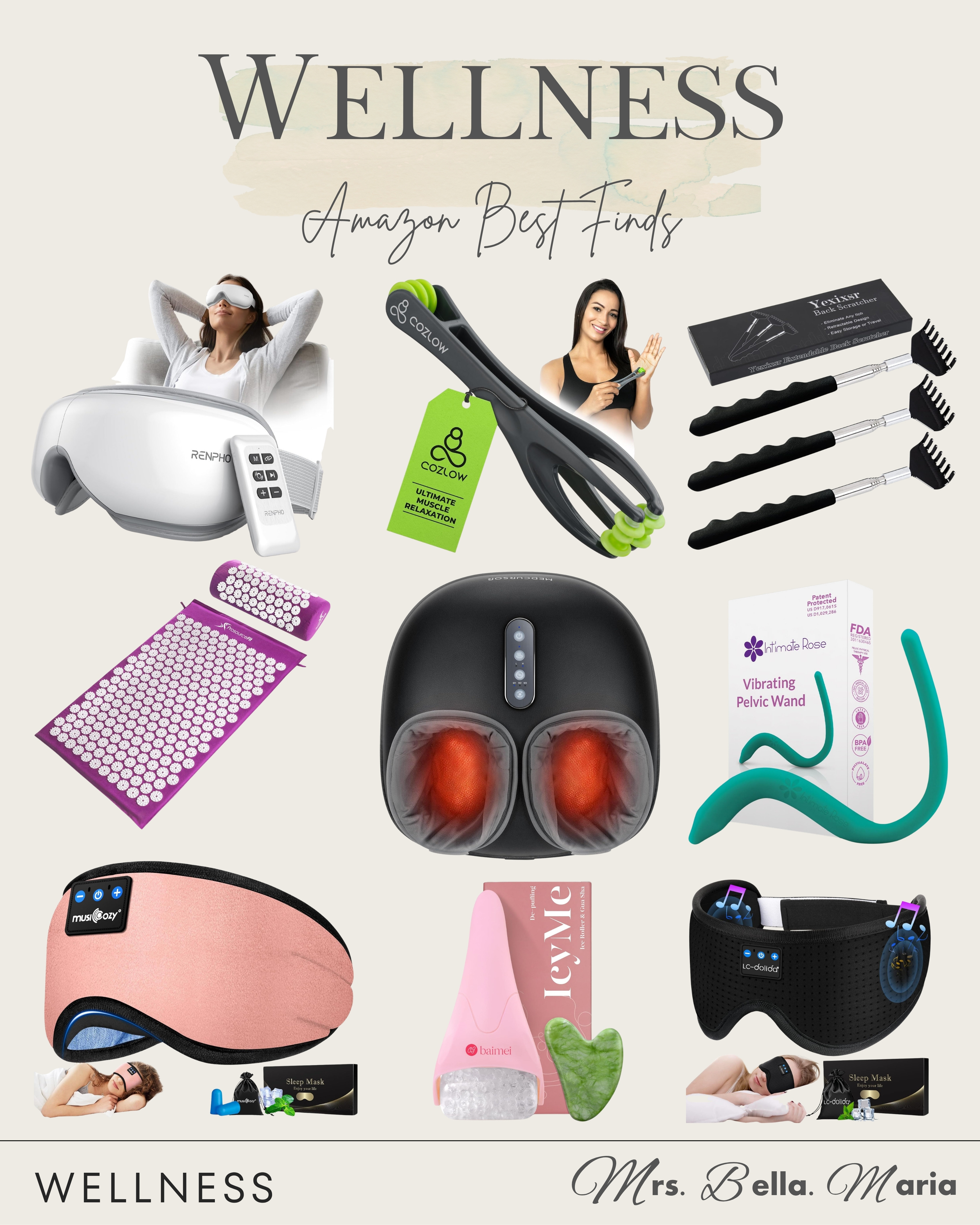 My latest wellness Amazon finds that have earned a permanent spot in my routine.

These are the products I reach for daily to stay organized, hydrated, relaxed, and feeling my best. The little things really do make a difference when it comes to creating healthy habits. 

 #LTKActive #LTKU #LTKSaleAlert