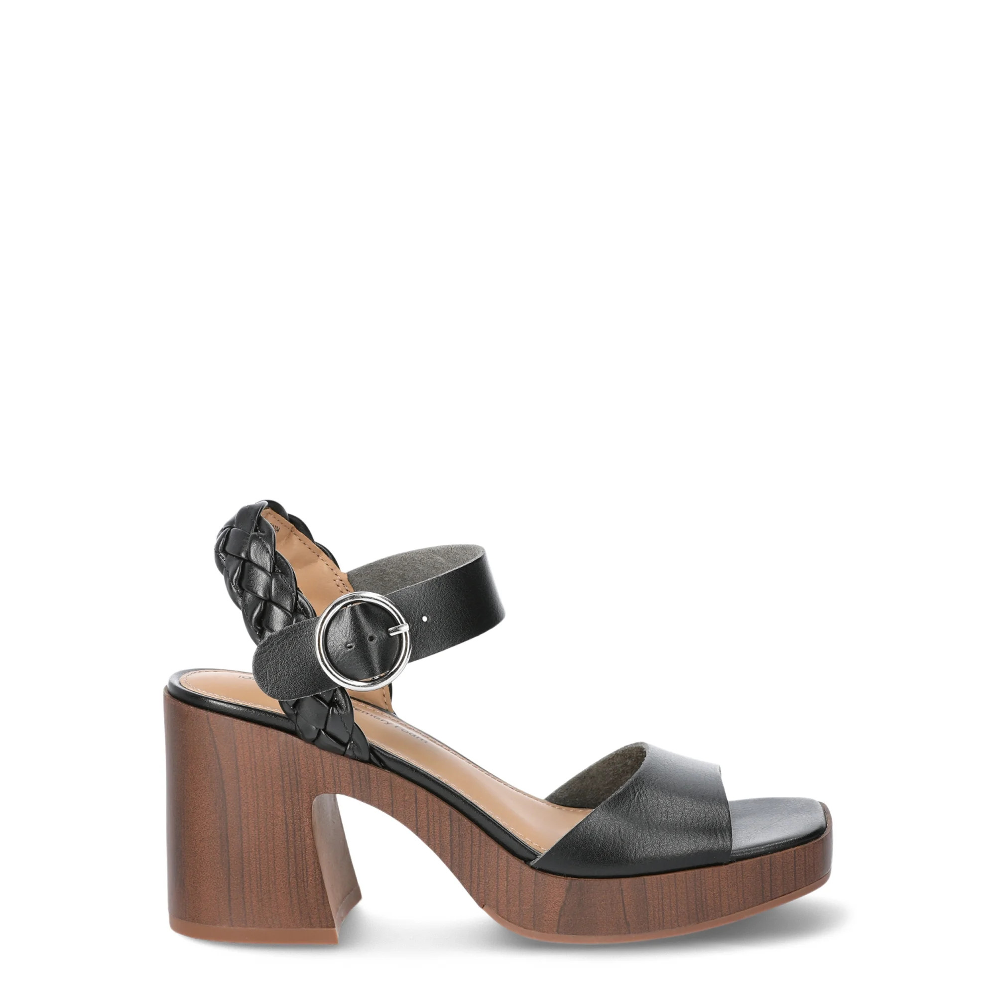 No Boundaries Women’s Block Heel Sandals | Walmart (US)