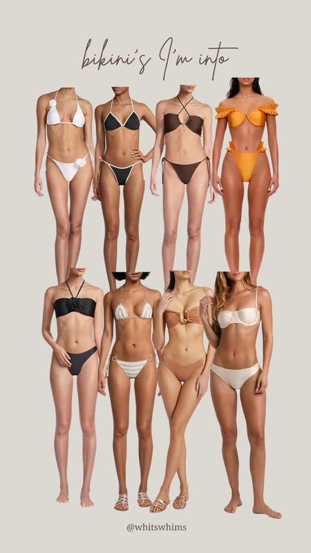 Bikinis I’m obsessed with right now 

Black bikini
White bikini 
Orange bikini
Brown bikini 


#LTKtravel #LTKswim #LTKstyletip