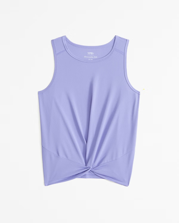 girls ypb twist-front active tank | girls clearance | Abercrombie.com | Abercrombie & Fitch (US)