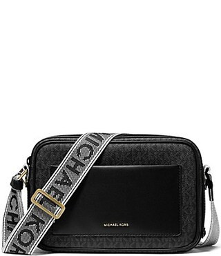 Michael Kors Maeve East-West Pocket Crossbody Bag - Black | Dillard's