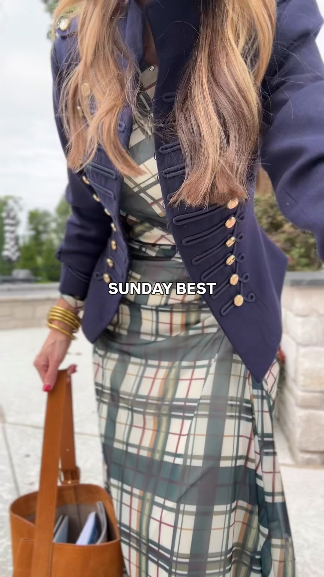 The prettiest plaid dress for fall with a super cool military jacket. I’m in my normal size small in this dress - if you’re in between sizes, size down. @Anthropologie

#LTKootd #LTKgrwm #LTKdayinmylife