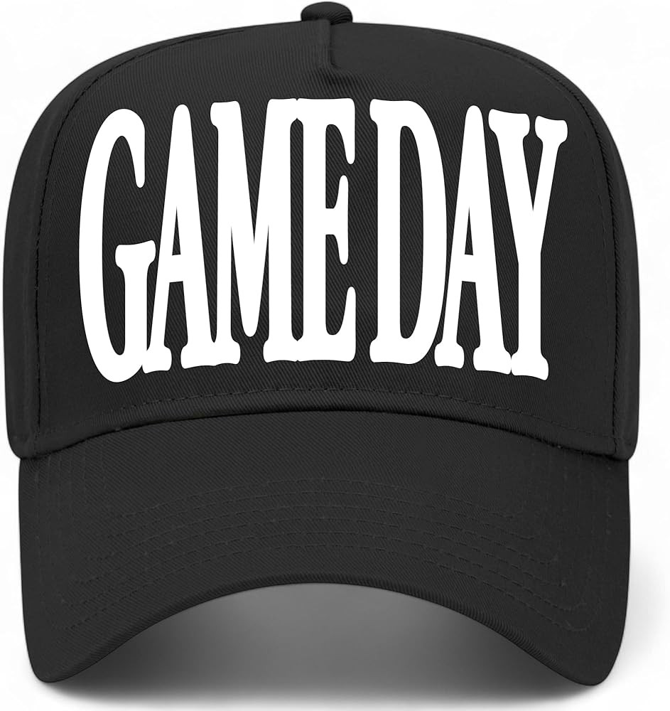 Game Day Serif V2 Vintage Trucker Hat | Sports Football Baseball | Premium Adjustable Snapback Ba... | Amazon (US)