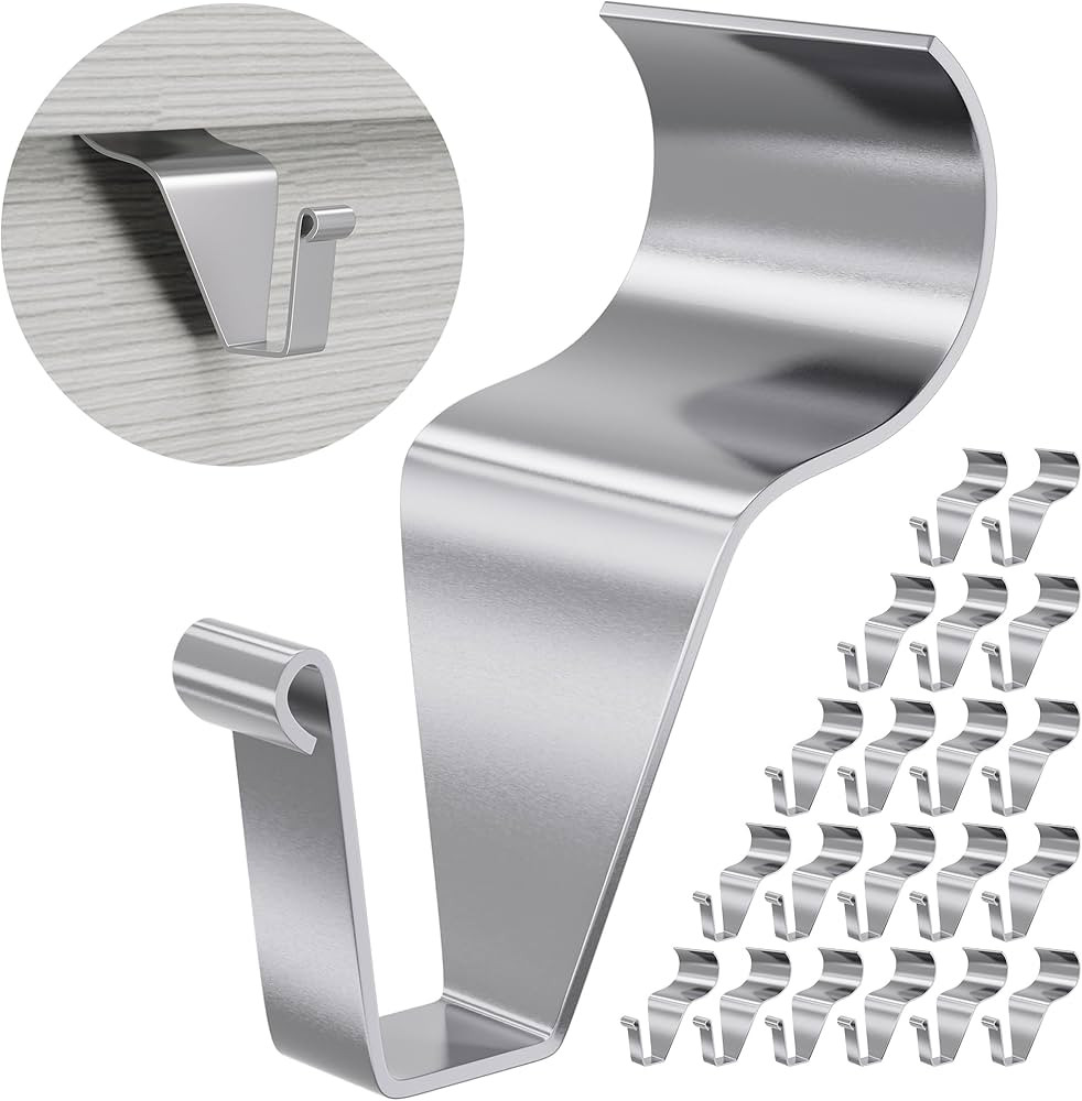 Vinyl Siding Clips Hooks (20 Pack), Heavy Duty No-Drill No Hole Damage-Free Siding Hangers for Ou... | Amazon (US)