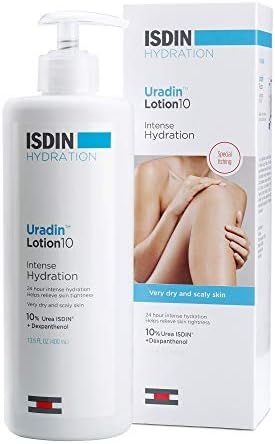 ISDIN Body Lotion Uradin 10, 24 Hour Intense Hydration, Fast Absorbing, 13.5 Fl Oz | Amazon (US)