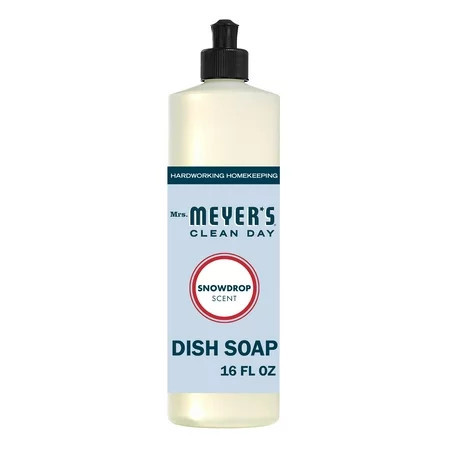 Mrs. Meyer s Clean Day Snowdrop Dish Soap 16 fl. oz. | Walmart (US)