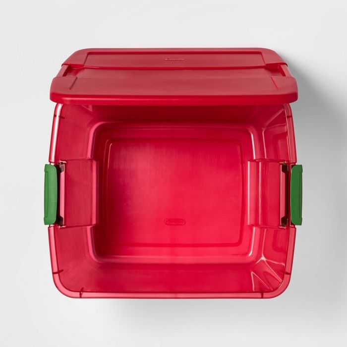 66qt Latching Storage Box Red Tint - Wondershop™ | Target
