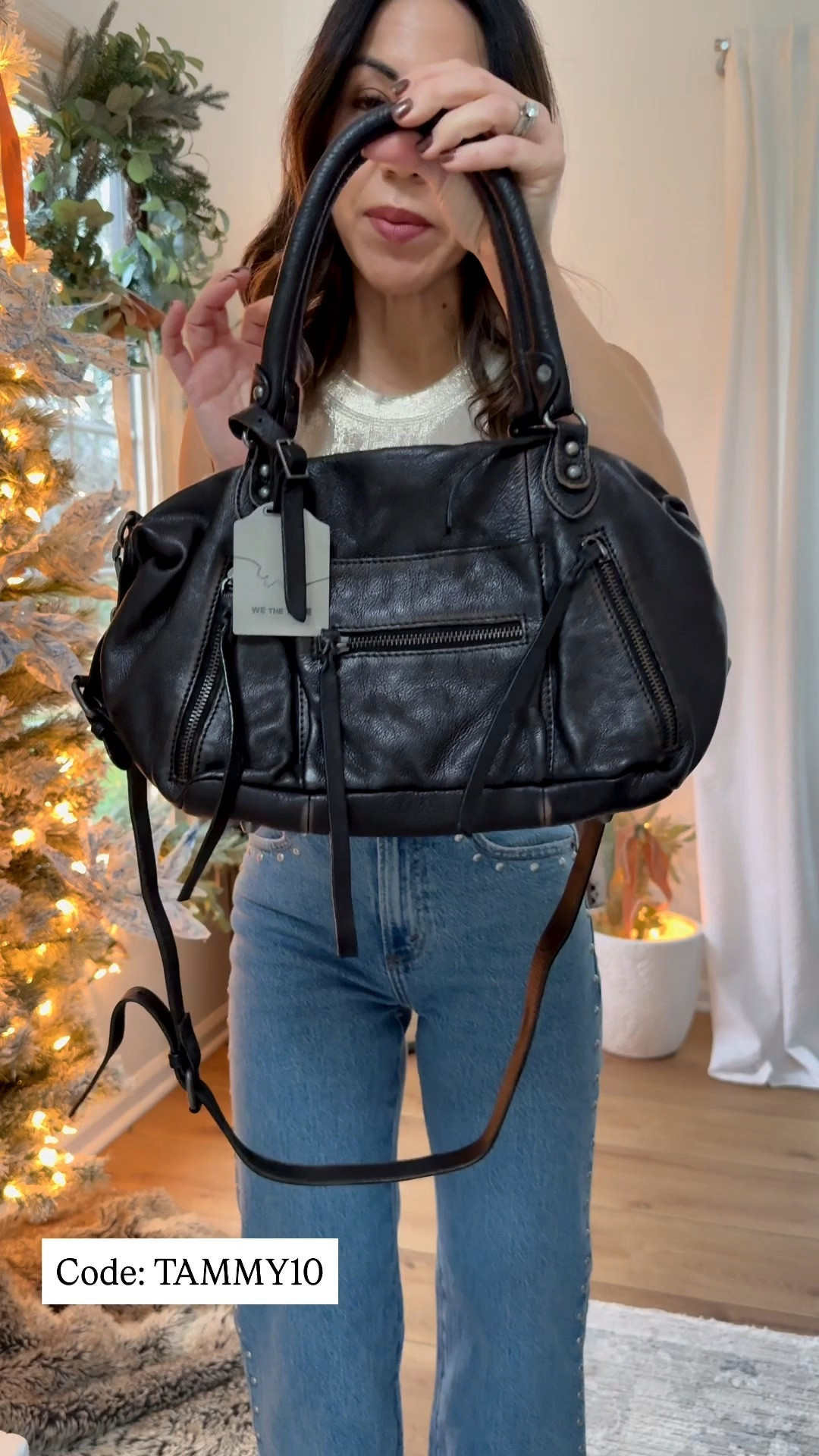 Code Tammy10 at Studio 4. Jewelry code houseofleo30. Free people, bags, Crossbody bags, Moto, bag, faux leather bag

#LTKOver40 #LTKGiftGuide