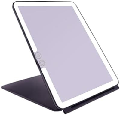 deweisn Folding Lighted Makeup Mirror with 72 LEDs 3 Colors Light Modes USB Rechargable 1800mA Ba... | Amazon (US)