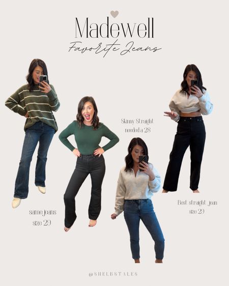 Madewell is up to 60% off select jeans and 50% off everything else with code CYBER. Sizes are limited, but I did see a couple that I have in stock. Make sure to see product review for sizing info. I’m 5’6 • 155lbs • waist 30” • hips 41” 

#LTKsalealert #LTKmidsize #LTKCyberWeek