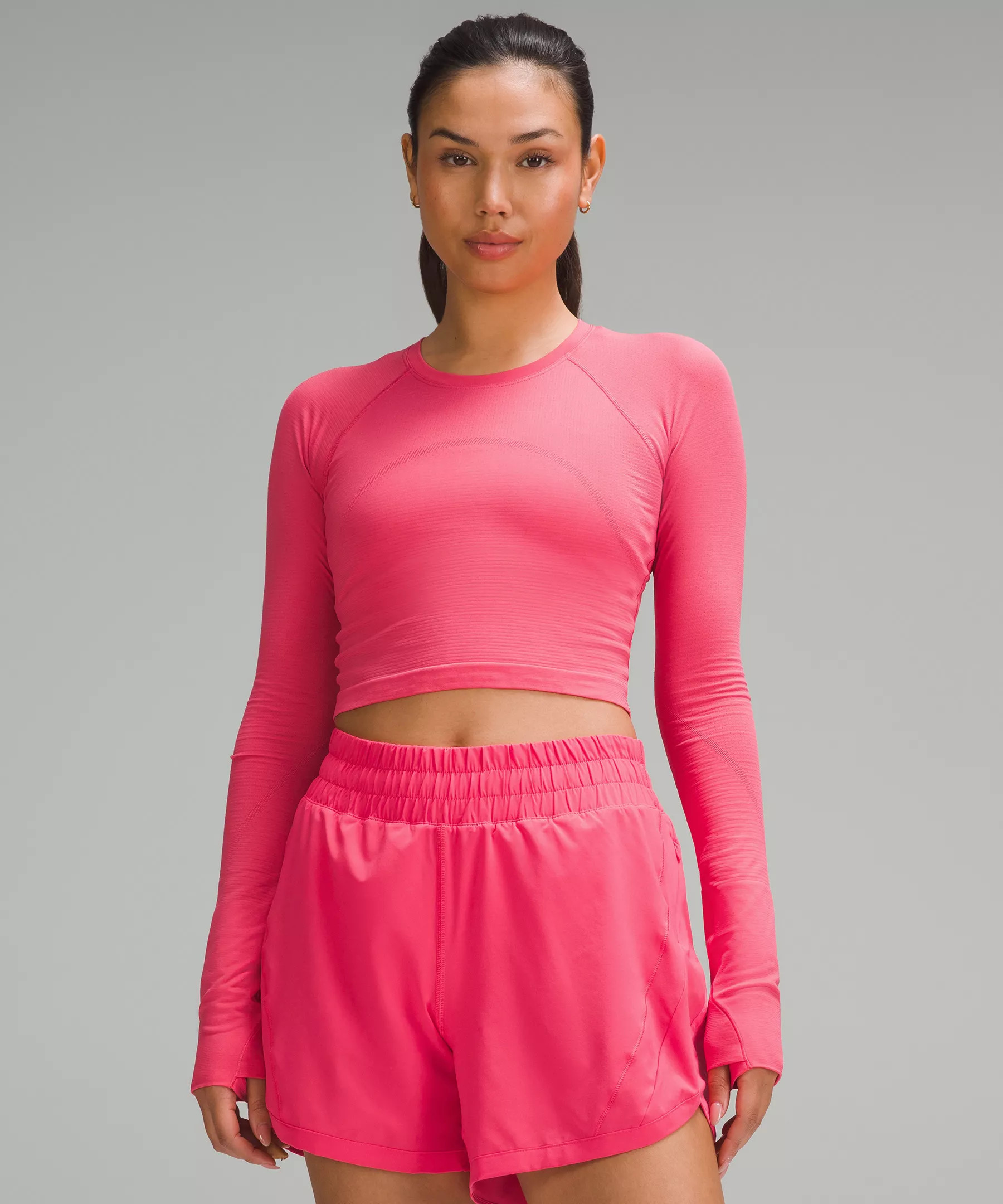 Swiftly Tech Cropped Long-Sleeve Shirt 2.0 | Lululemon (US)