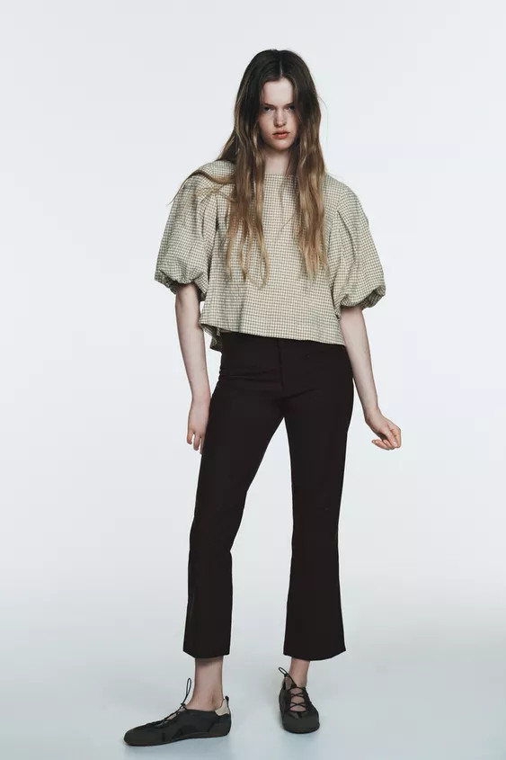 ELASTICATED SPORTY BALLERINAS | Zara UK