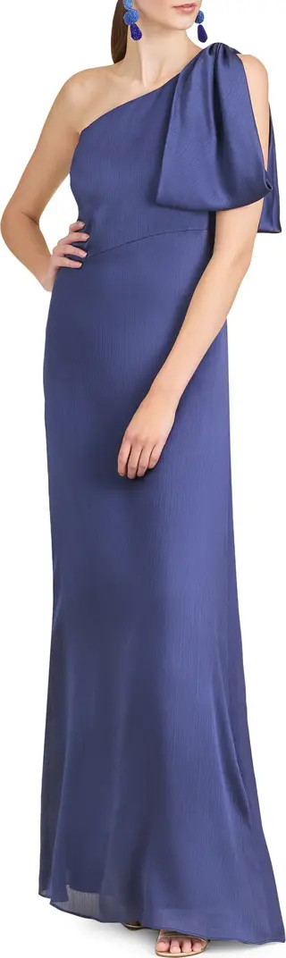 Chelsea One-Shoulder A-Line Gown | Nordstrom