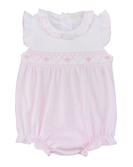 Kissy Kissy Girl's CLB Summer Bishop Embroidered Bubble Romper, Size 3-18M | Neiman Marcus