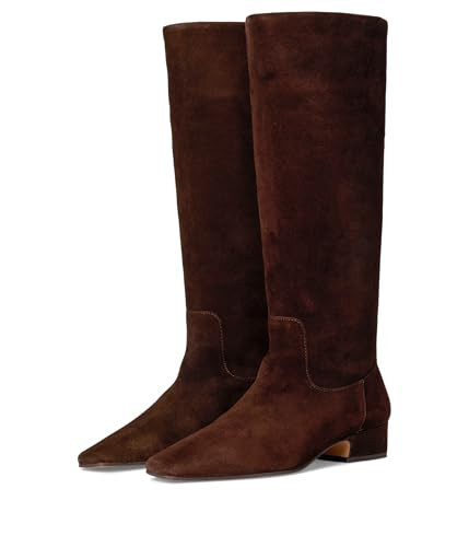 Steve Madden Women's Dantelle Knee High Boot, Brown Suede, 7.5 | Amazon (US)