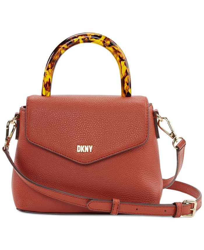 DKNY Frankie Top Handle Leather Satchel & Reviews - Handbags & Accessories - Macy's | Macys (US)