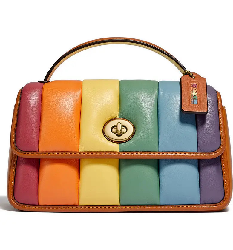 Pride Quilties Leather Crossbody Bag | Nordstrom