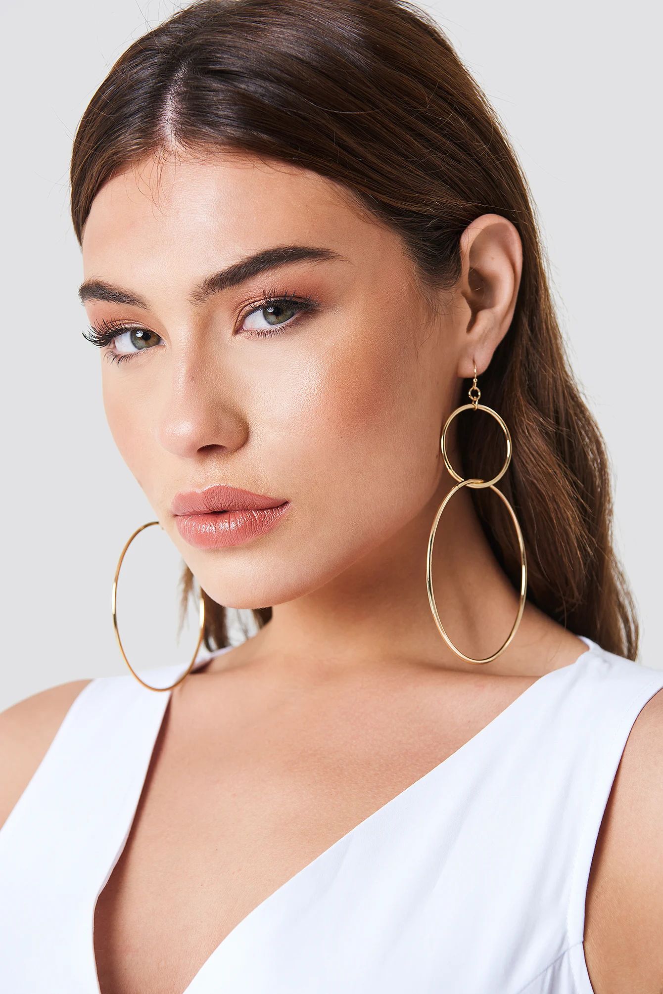 Big Double Ring Earrings | NA-KD Global