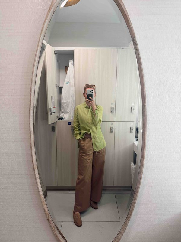 My favorite trousers and button down shirts from Julia Amory - the shirts come in several colors and they are on repeat all the time.

fall style, trousers, fall outfit, classic style 

 #LTKootd #LTKSeasonal #LTKOver40