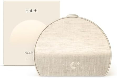 Hatch Restore 3 Sunrise Alarm Clock, Sound Machine, Smart Light (Putty) - White Noise, Screen-Fre... | Amazon (US)