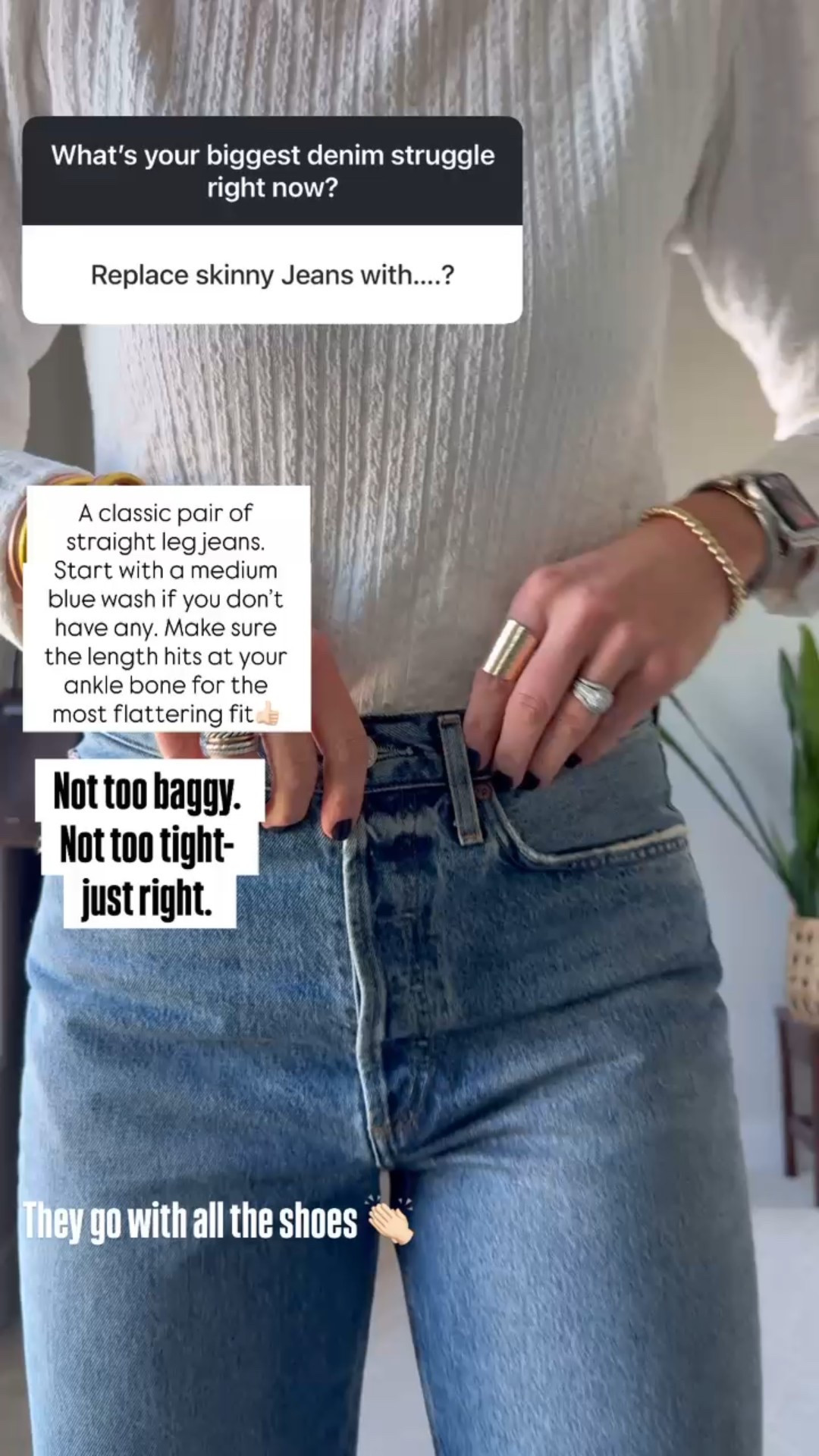 Replacing skinny jeans with a classic 90s straight leg jean! These agolde ones are a classic. If you are in between sizes, I recommend sizing up!

#LTKSeasonal #LTKootd #LTKOver40
